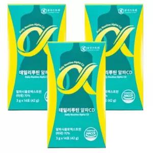 [단비] 데일리루틴 알파CD 알파시디 14포 x 3개