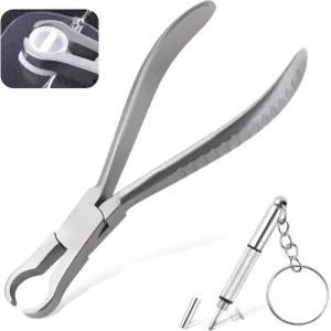 레온툴 안경 흡입 컵 렌즈 차단 패드 플라이어 해체 6인치 스테인리스 스틸 조절 광학 수리 도구 키트