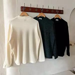 [옷자락]남성 가을용 기본 반목 니트 스판 데일리웨어