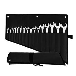 렌치 정리함, 도구 롤 파우치 차고, 작업장 가정 수리용 16포켓 방수 옥스포드 천