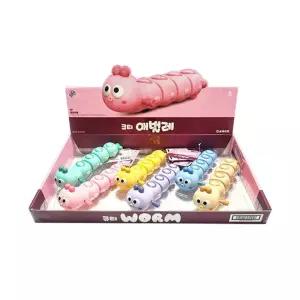 큐티 애벌레 6개입작동완구 장난감 어린이 움직이는 태엽