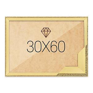 고급형 보석십자수액자 앤틱 퓨어골드 슬림 30x60