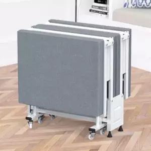 간편 침대 이동형 접이식 매트리스 싱글 휴대용 원룸 폴딩베드 간이