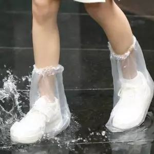 장만 일회용 비닐 신발커버 방수덮개 5쌍 비닐장화 어린이용 성인용 택일