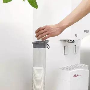 종이컵수거함 탕비실 공간 카페 좁은 라운지 대용량 수거기 플라스틱컵qrs278