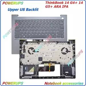 호환  LENOVO ThinkBook 14 G4 14 G5 ARA IPA용 노트북 상단손목 받침대 커버케이스쉘 미국 백라이트 키보
