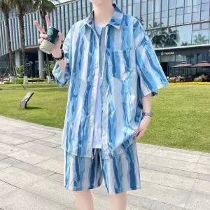 토르 남친 여름 해변가 라이트블루 비치웨어 OPH2