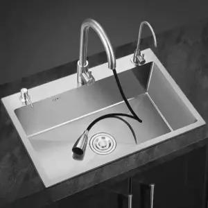 매립형 싱크볼 스테인리스 사각 개수대 주방 세면대 아파트 인테리어 주방용품