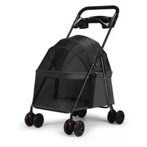 분리형애견개모차 중형견 개유모차 소형견유모차 시트분리 원터치 폴딩 저상형 웨건 4컬러