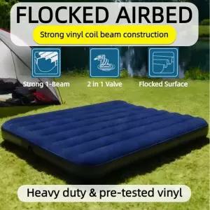 백패킹매트 캠핑 발포 매트 플로킹 에어베드 차량용 야외 에어 쿠션 침대 접이식 매트리스 가정용