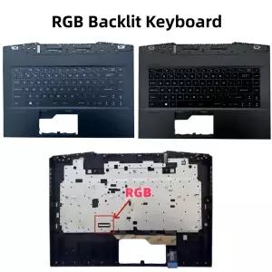 호환  MSI GE66 GP66 MS-1541 1542 1543 상단 케이스 팜레스트 RGB 백라이트 키보드용 새 제품