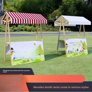 접이식 플로트, 홍보용 디스플레이 스탠드, 부스 랙, 인터넷 유명인 야시장 매대, 나무