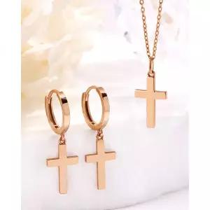 오벨리 14K 18K 벨라플랫 십자가 세트