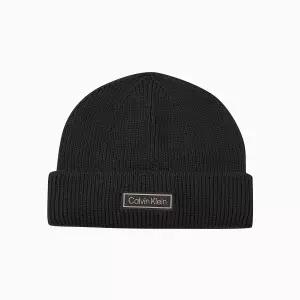 캘빈클라인 진 [CK ACC] 남녀공용 로고 패치 도커 비니 4D8058G UB1 - 블랙 107510