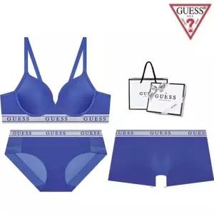 매장정품 GUESS 게스 [선물포장] 메쉬 노와이어 커플속옷세트 BRBPDR511BU 1269654