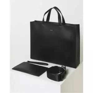 JILLSTUART MEN ACC 스캇 가로형 토트백 JUBA5F908BK