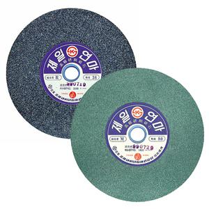 제일연마 탁상그라인더돌 6 8 10인치 흑돌 청돌 탁상 그라인더 원형 연마석 연삭 연마 숫돌 숯돌 A석 GC석