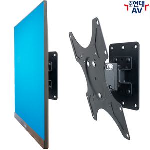 현대AV ND-2900 중대형 TV 벽걸이 브라켓, 55인치/25kg/VESA 200x200mm 이내 설치, VESA 확장 지원, 상하 각도 및 좌우 회전 조절, 한글 설치안내서, 거치대 암브라켓 받침대 앵글 마운트 월마운트 삼성 LG