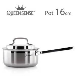 [퀸센스]바오스 통3중 3PLY 스텐냄비-편수16cm