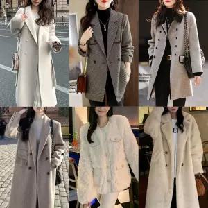 [44~100] [5천~원 가격할~인 3일만] 겨울 신상 오버핏코트  울코트 여성자켓  하이퀄리티상품만 있어요^^