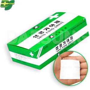 상공 가아제 2인치 (5cm) 접은 거즈 드레싱 1박스