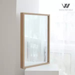 우드리퍼블릭 침실 화장대 인테리어 원목 벽거울 중형