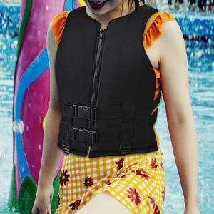 국산 검정 구명조끼 온가족형 부력보조복 라이프자켓