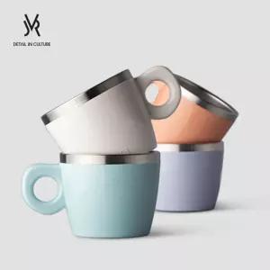 JVR (2P 1SET) 밀키 머그 220ml 커피잔 어린이스텐머그컵 아동컵 양치컵