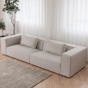 듀커소파 DK009 4인 워셔블+풀커버링 패브릭 소파