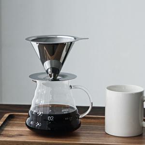 세미퍼머먼트 스텐 드리퍼 핸드드립 세트 FD-02 600ml