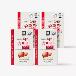 [현빈영양제] 닥터슈퍼칸 밀크씨슬 레이디 30정 x 4박스  (소비기한 : 2026-10-27)