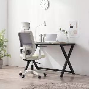 린백 LB16HW 프리무빙백 화이트바디 헤드형 학생 컴퓨터 공부의자