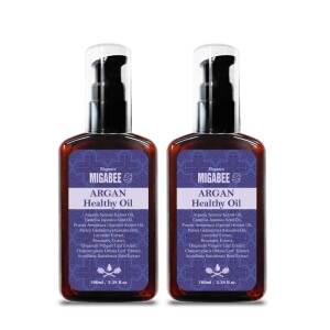 미가비 아르간 헤어오일 /극손상/트리트먼트/염색모/헤어에센스 엘레강스향 100ml x 2개