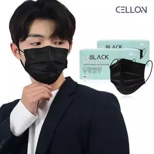 MB필터 블랙 대형 덴탈 귀편한, 숨편한 마스크 100매