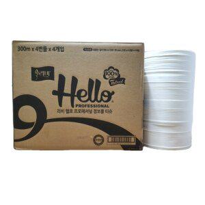 헬로점보롤 2겹 300M 16롤 1박스 천연펄프