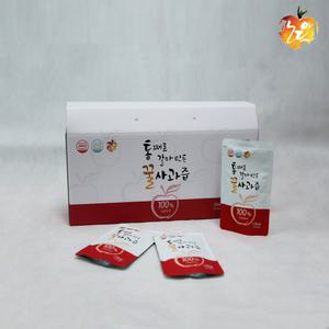 안동애 통째로 갈아만든 꿀사과즙 50포 선물세트