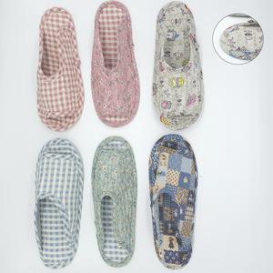 한겹 1단 1겹 천 실내화 거실화 거실실내화