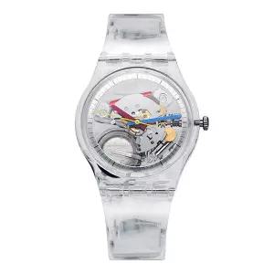 SO28K100 클리어 공용 플라스틱시계