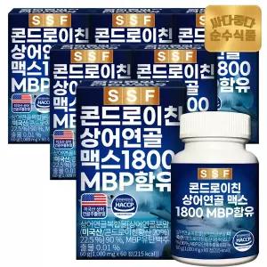 순수식품 콘드로이친 상어연골 1800 MBP 6박스(360정) / 해조칼슘 마그네슘 비타민디 콜라겐