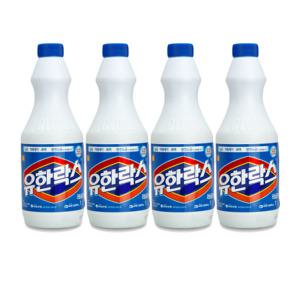 유한락스 레귤러 1L 4개 욕실 청소 살균 소독 세정 표백