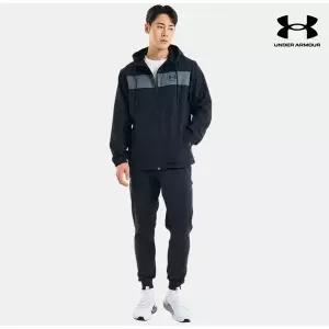 [언더아머](대전신세계) 남성 UA 스포츠스타일 바람막이 집업 조거 팬츠 1361621 1290261 (상의하의 가...