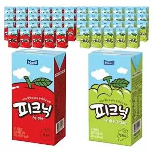 [기타브랜드]매일 피크닉 사과 200mlx24팩 + 청포도 200mlx24팩