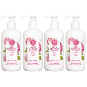꽃을든남자 스킨샤워 클렌징 500ml 로즈 4개