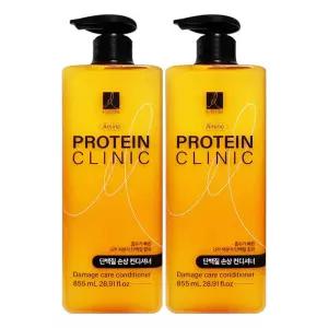엘지 엘라스틴 아미노 프로틴 클리닉 단백질 컨디셔너 손상케어 855mL X 2개