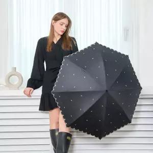 [롯데백화점]보그 리본자수 암막코팅 날씬양산 MPVGP50002