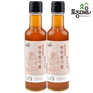 HACCP인증 국산 옛맛참기름 180ml X 2개
