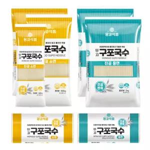 [몽고식품] 몽고 구포국수 소면 중면 500g 900g 1.4kg 3kg 잔치국수 우동 육수