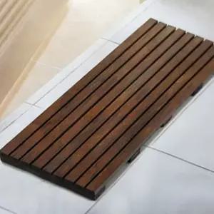 원목 디자인 욕실 발판 변기 매트 베란다 현관 깔판