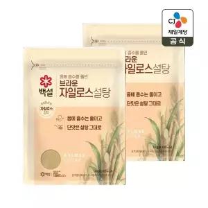 백설 브라운 자일로스 설탕 1kg x2개