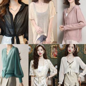 [44~99] [삼천 원 가격할~인  3일만 여름 신상 여심  감성가디건 블라우스 품질좋은상품만^^^